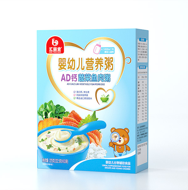 汇婴宝营养粥-AD钙蔬菜鱼肉粥