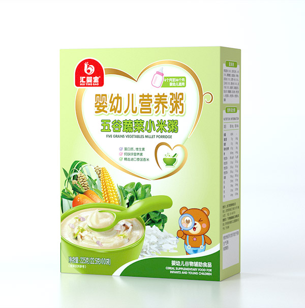  汇婴宝营养粥-五谷蔬菜小米粥