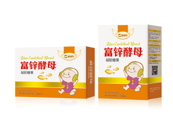  智慧熊富鋅酵母凝膠糖果 盒裝