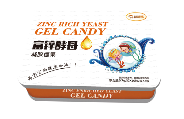  智慧熊富鋅酵母凝膠糖果 鐵盒裝