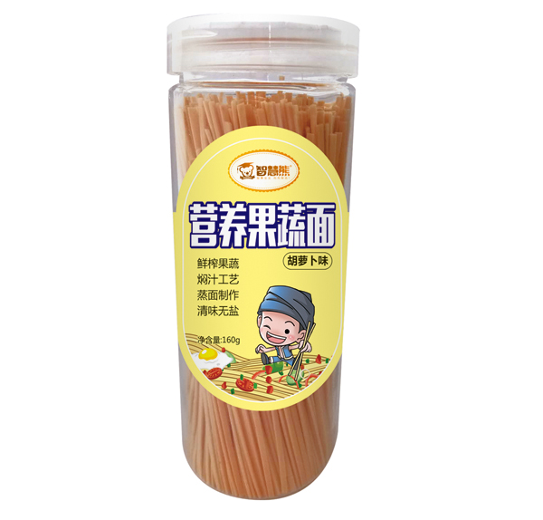  智慧熊營養(yǎng)果蔬面 胡蘿卜味