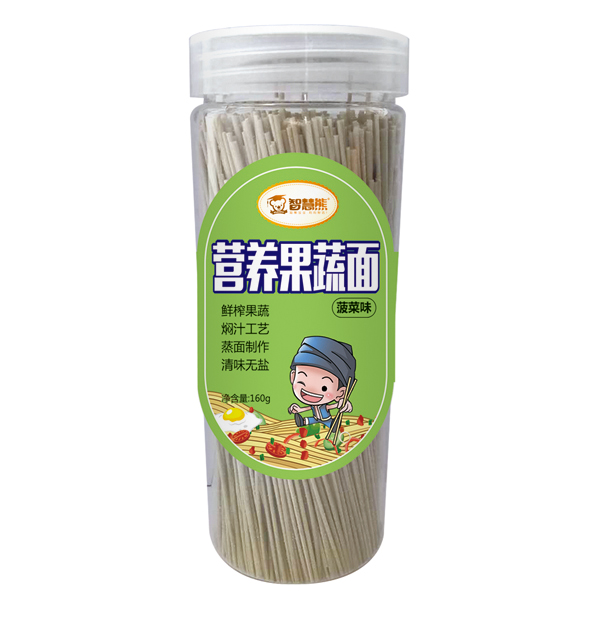  智慧熊營養(yǎng)果蔬面 菠菜味