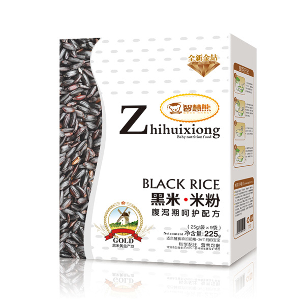 智慧熊黑米米粉-腹瀉期呵護配方 盒裝