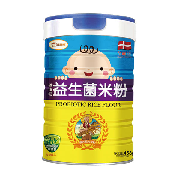 智慧熊鈣鐵鋅益生菌米粉 聽(tīng)裝