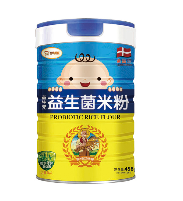  智慧熊益生元益生菌米粉 聽(tīng)裝