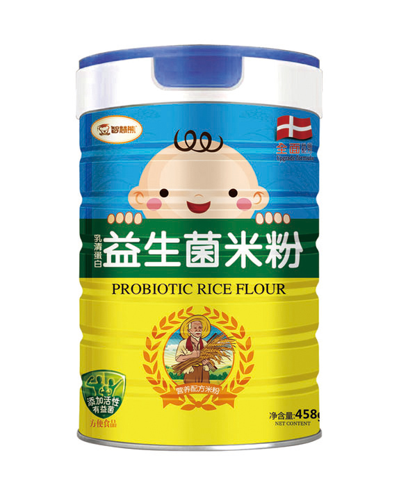  智慧熊乳清蛋白益生菌米粉 聽(tīng)裝