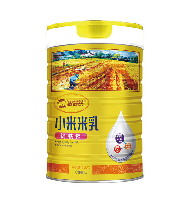  智慧熊小米米乳-鈣鐵鋅 聽裝