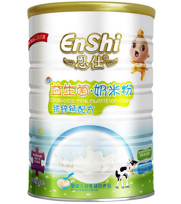  恩仕益生菌奶米粉鐵鋅鈣配方