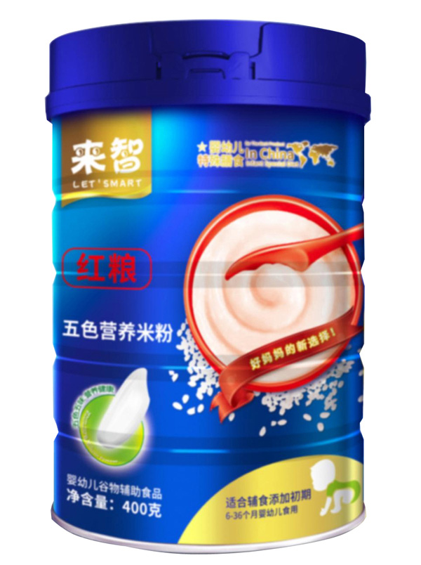 来智五色营养米粉 红粮