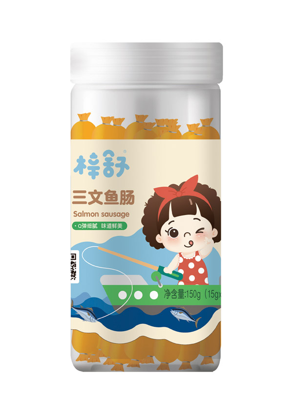  梓舒三文魚腸（小）