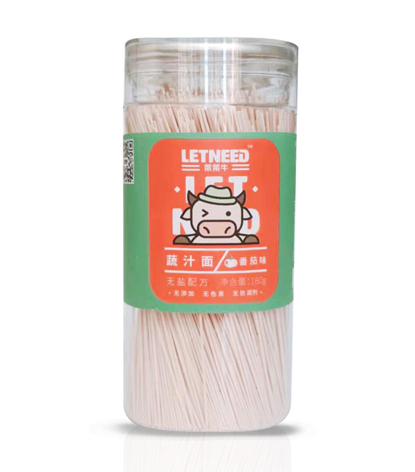  萊萊牛蔬汁面-番茄味