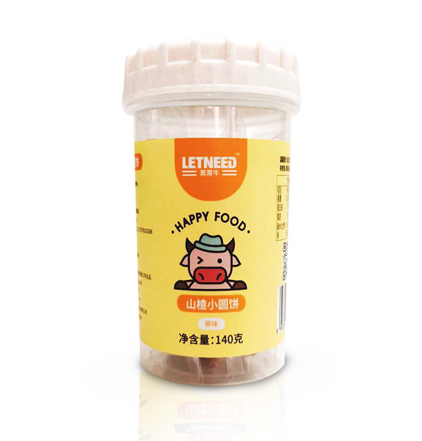  萊萊牛山楂小圓餅原味140g
