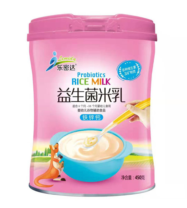  樂密達(dá)益生菌米乳-鐵鋅鈣