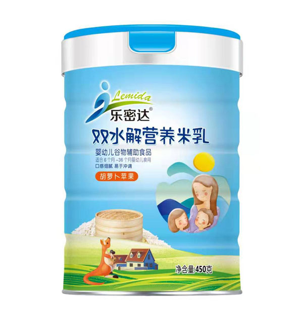  樂密達雙水解營養(yǎng)米乳-胡蘿卜蘋果