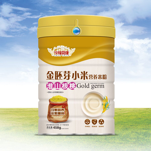  今福貝健金胚芽小米米粉聽裝-淮山核桃
