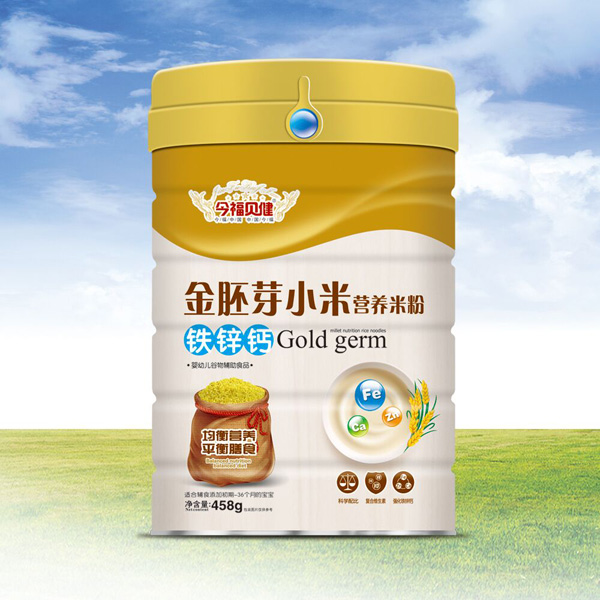  今福貝健金胚芽小米米粉聽裝-鐵鋅鈣