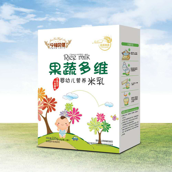 今福貝健嬰幼兒營(yíng)養(yǎng)米乳盒裝（果蔬多維）