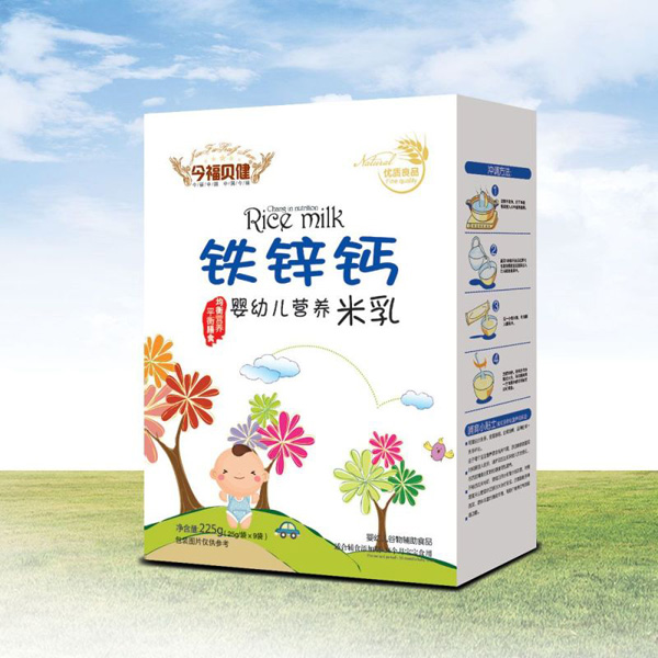  今福貝健嬰幼兒營(yíng)養(yǎng)米乳盒裝（鐵鋅鈣）