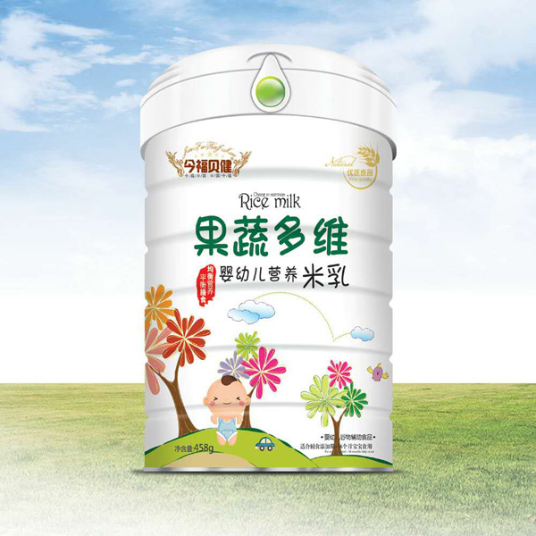  今福貝健嬰幼兒營(yíng)養(yǎng)米乳聽(tīng)裝（果蔬多維）