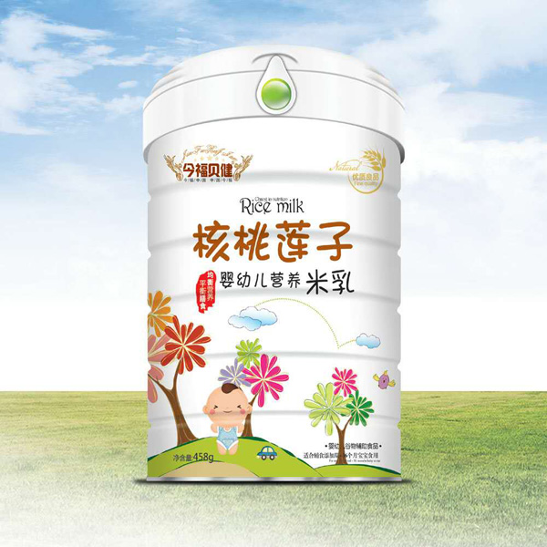  今福貝健嬰幼兒營(yíng)養(yǎng)米乳聽(tīng)裝（核桃蓮子）