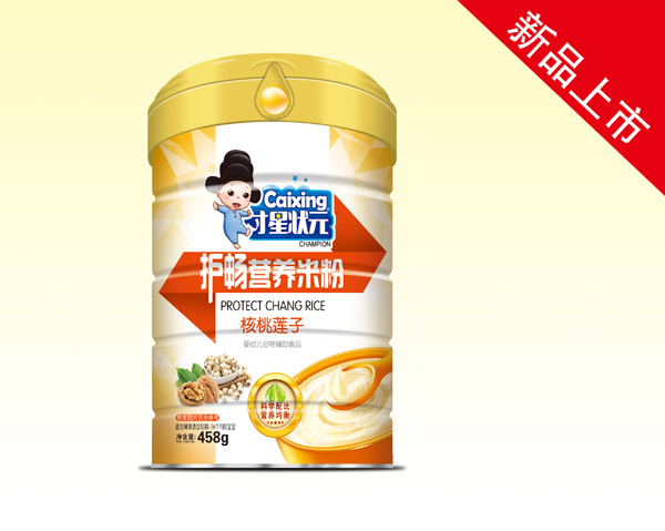 才星狀元護(hù)暢營養(yǎng)米粉-核桃蓮子罐裝