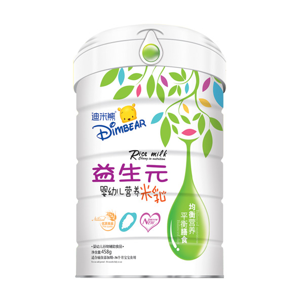  迪米熊嬰幼兒益生元米乳桶裝