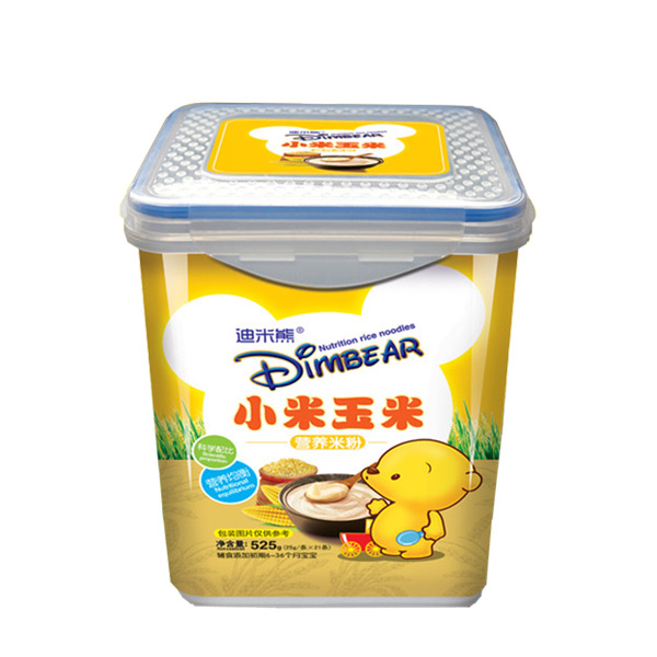   迪米熊營養(yǎng)米粉-小米玉米(樂扣裝)