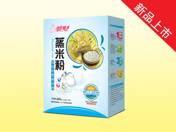   倍樂媽咪蒸米粉盒裝225克（鐵鋅鈣）