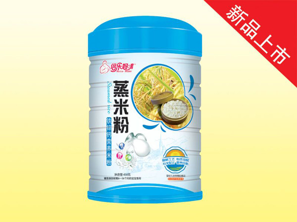   倍樂媽咪蒸米粉鐵聽458克（鐵鋅鈣）