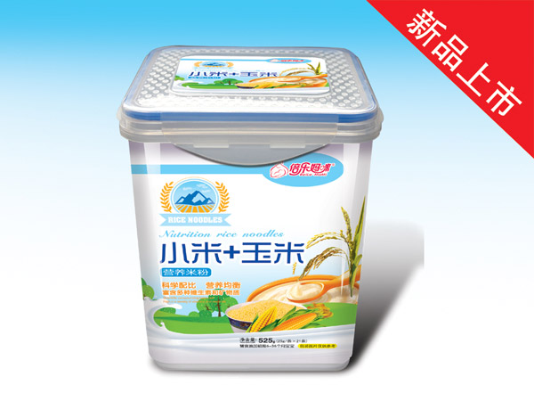   倍樂媽咪營養(yǎng)米粉-小米+玉米樂扣裝525克