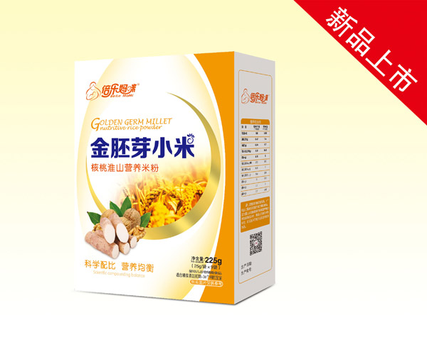 倍樂媽咪金胚芽小米營養(yǎng)米粉（核桃淮山）盒裝