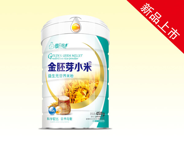   倍樂媽咪金胚芽小米營養(yǎng)米粉（益生元）桶裝