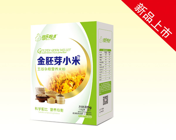   倍樂媽咪金胚芽小米營養(yǎng)米粉（五谷雜糧）盒裝
