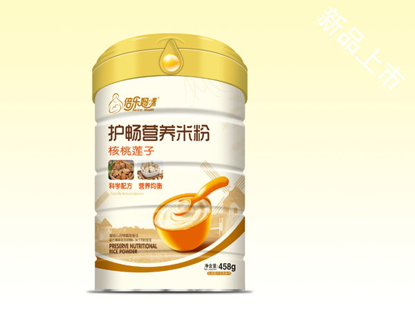   倍樂媽咪護(hù)暢米粉（核桃蓮子）桶裝