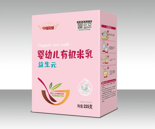  今福貝健嬰幼兒有機(jī)米乳-益生元盒裝
