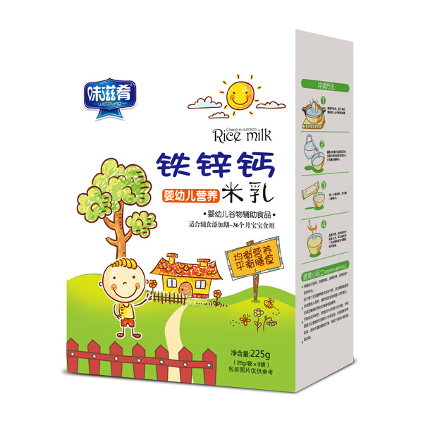  味滋肴嬰幼兒營養(yǎng)米乳盒裝-鐵鋅鈣