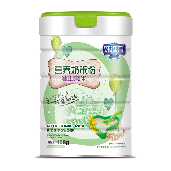  味滋肴營養(yǎng)奶米粉-淮山薏米罐裝
