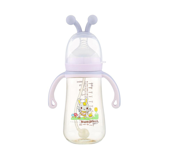 媽咪王子PPSU寬口小蜜蜂180ml奶瓶 紫色.jpg