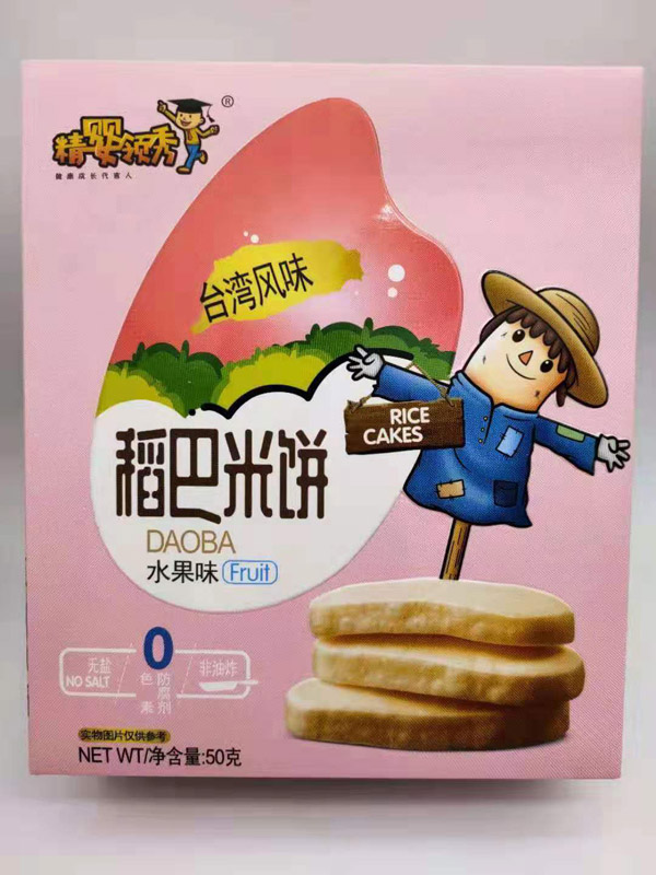  精婴领秀稻巴米饼-水果味