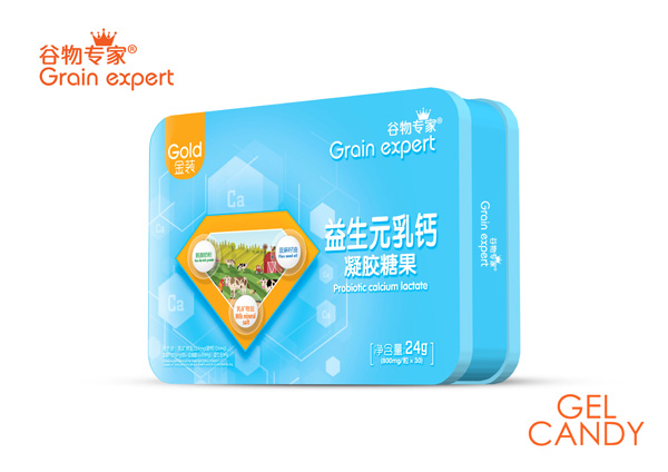  谷物專家益生元乳鈣凝膠糖果