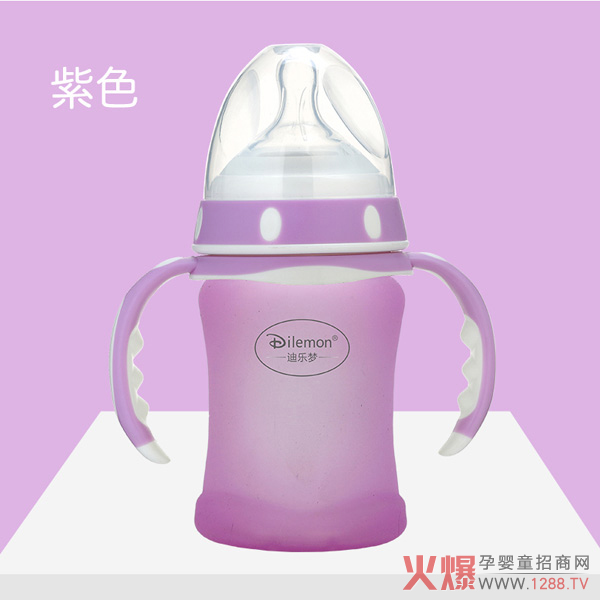 迪乐梦高鹏硅玻璃奶瓶5046紫色.jpg