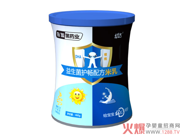 白加黑药业幼达DHA益生菌护畅配方米乳.jpg 白加黑药业幼达DHA益生菌护畅配方米乳.jpg