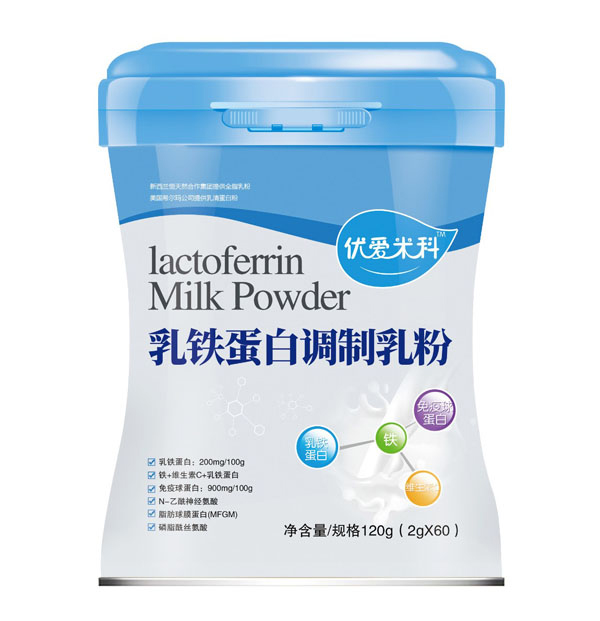 優(yōu)愛米科乳鐵蛋白調(diào)制乳粉