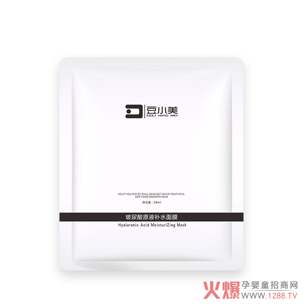豆小美玻尿酸原液補(bǔ)水面膜28ml正面.jpg