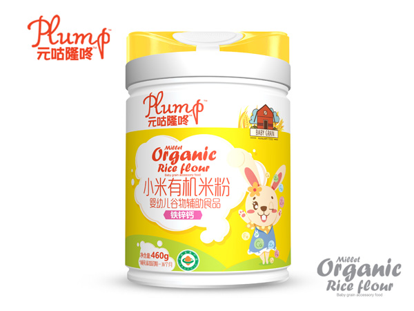   元咕隆咚小米有机米粉-铁锌钙