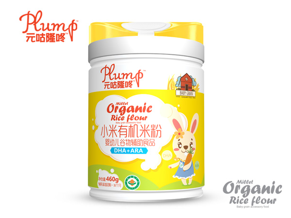 元咕隆咚小米有机米粉-DHA+ARA