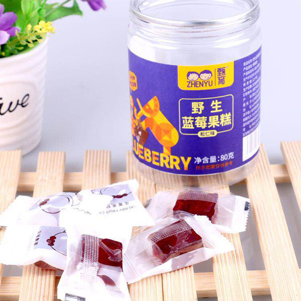 甄育野生蓝莓果糕原味