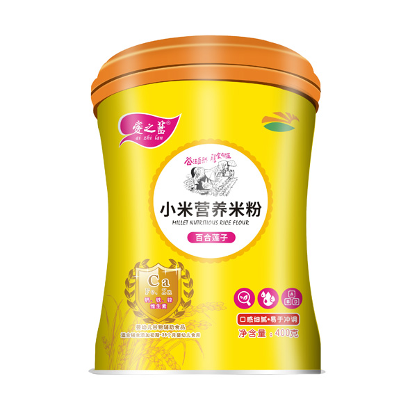  愛之藍(lán)小米營養(yǎng)米粉百合蓮子