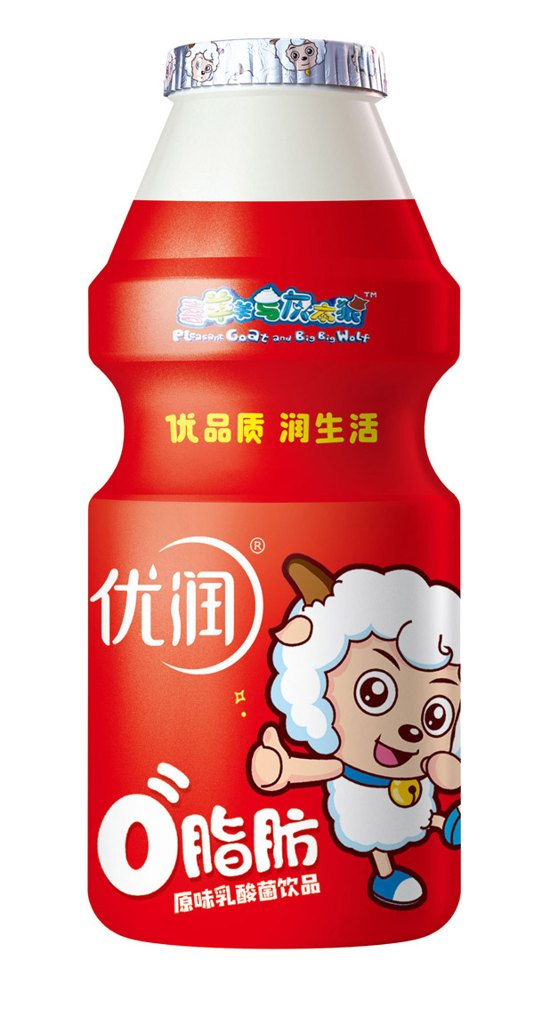  优润原味乳酸菌饮品 160ml 组装