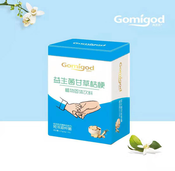   高美高益生菌甘草桔梗植物固體飲料